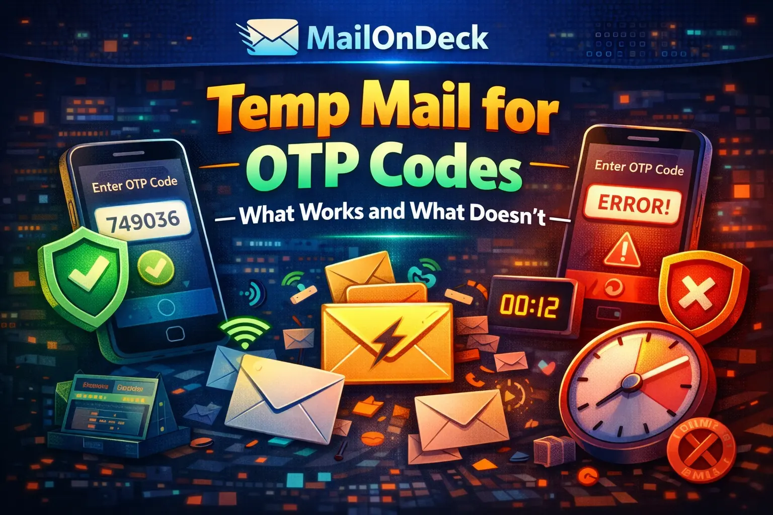 Temp Mail for OTP Codes – What Works and What Doesn’t
