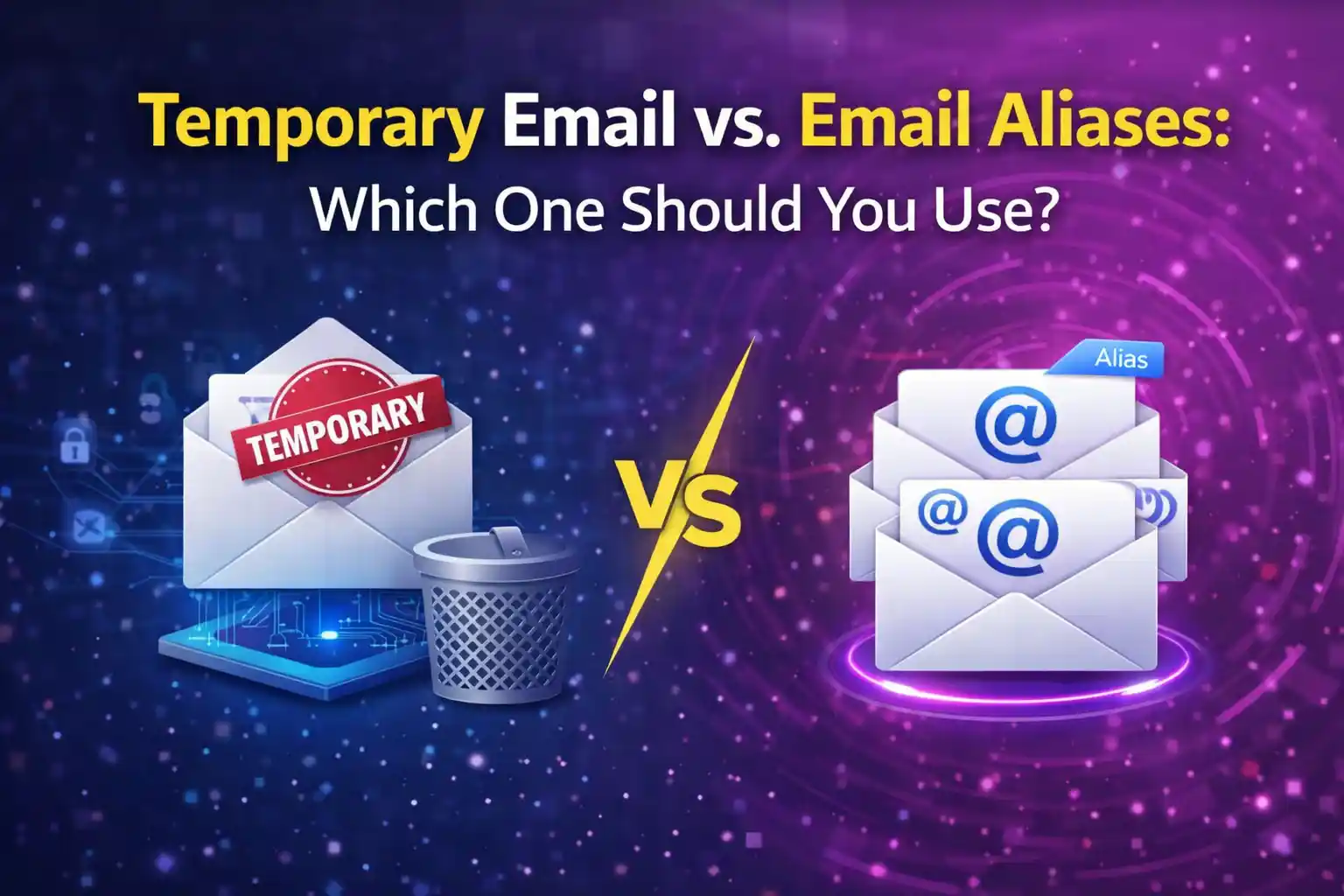 Temporary Email vs. Email Aliases: Which One Should You Use?